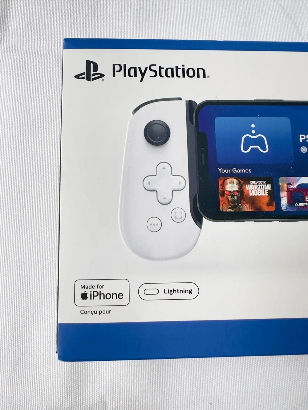 Sony PlayStation Backbone Controller for iPhone with Lightning Port – White